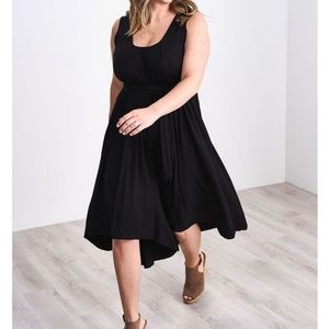 Black nursing romper by latched mama